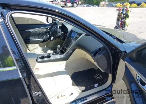 2015 Infiniti Q50 Premium from USA, damaged, VIN JN1BV7AR1FM414439